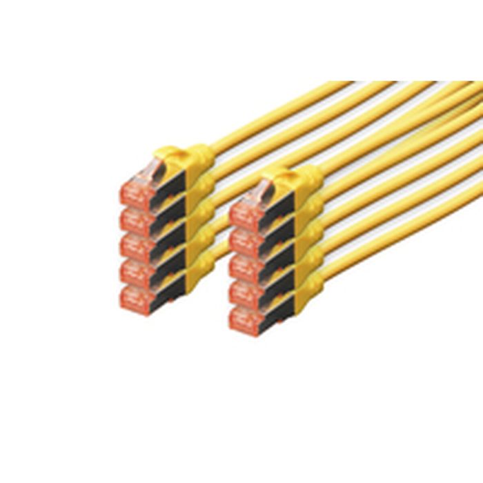 Cable de Red Rígido UTP Categoría 6 Digitus by Assmann DK-1644-0025-Y-10 Amarillo 25 cm 1