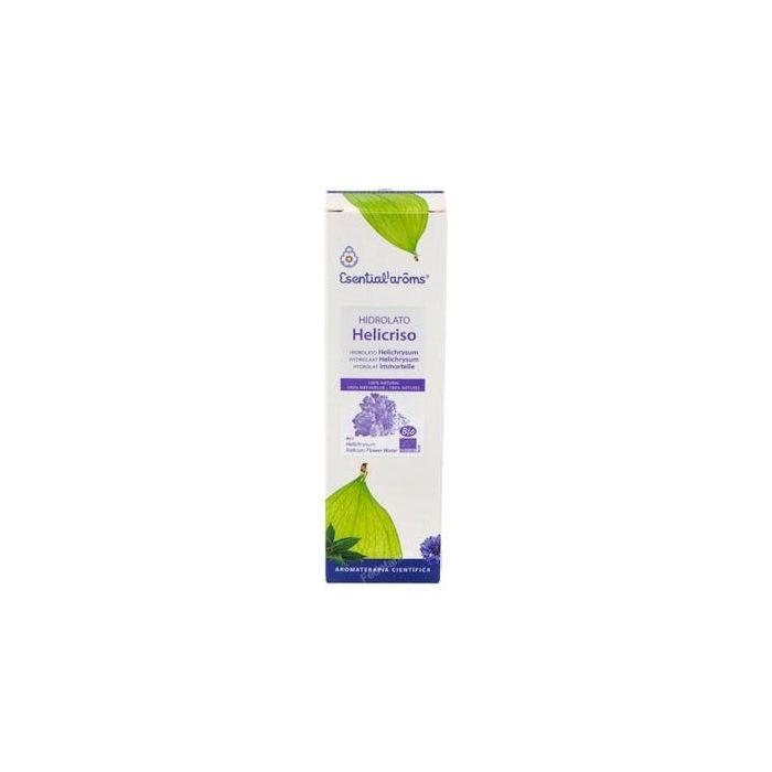 ESENTIAL AROMS Hidrolato de Helicriso Bio 120ml para Pieles Sensibles, Enrojecidas, Cuperosis y Ojeras