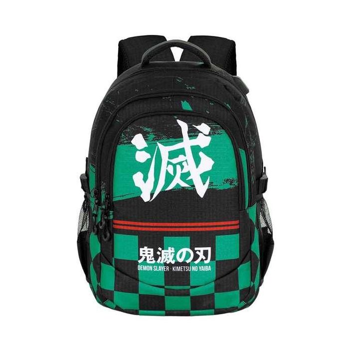Karactermania Mochila Demon Slayer Run. Plus FAN Su, Gran Capacidad, 3 Compartimentos, Puerto USB, Repelente Líquidos, 44x34x21 cm 4
