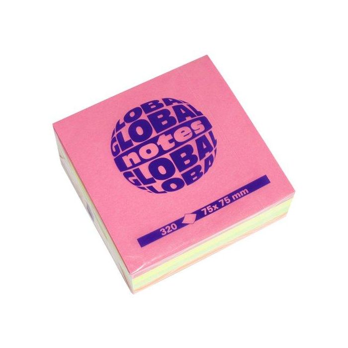 Taco Notas Cubo 320H 75X75 Colores Brillantes (4X80H)