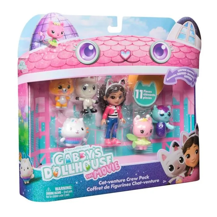 Spin Master Gifset Figuras La Casa De Gabby 6072633 Set de 11 Figuras Incluye Gabby, Pandy Paws, Accesorios 1 Spin Master Gifset Figuras La Casa De Gabby 6072633 Set de 11 Figuras Incluye Gabby, Pandy Paws, Accesorios 1