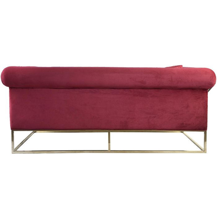 Sofa Item Home DKD Home Decor Granate Dorado 86 x 88 x 189 cm 7