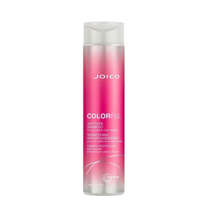 Joico Colorful Anti-Fade Champú Protector de Color Intenso para Cabello Teñido 300 ml - Mantiene Brillo e Hidratación Duradera, Cruelty Free