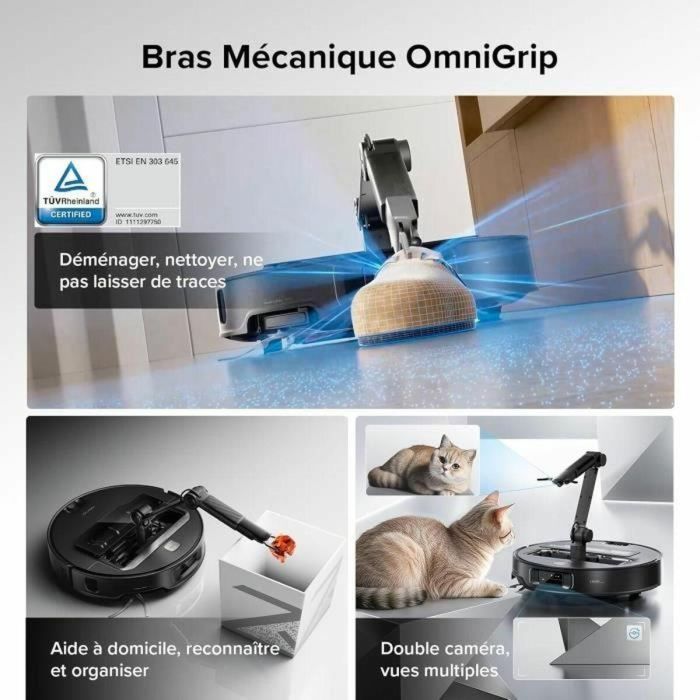 Roborock ROB6936905900753 - Robot Aspirador SAROS Z70 Brazo Articulado OmniGrip, Potencia 22000 Pa, Diseño Ultrafino 4 Roborock ROB6936905900753 - Robot Aspirador SAROS Z70 Brazo Articulado OmniGrip, Potencia 22000 Pa, Diseño Ultrafino 4