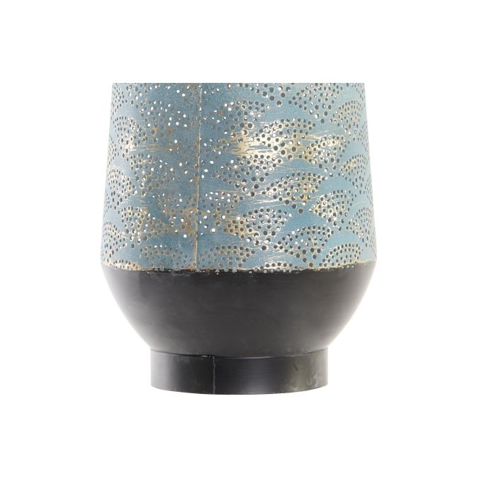 DKD Home Decor Jarrón Árabe Colección Harira Metal Acabado Desgastado Tricolor 19x56x19 cm 2