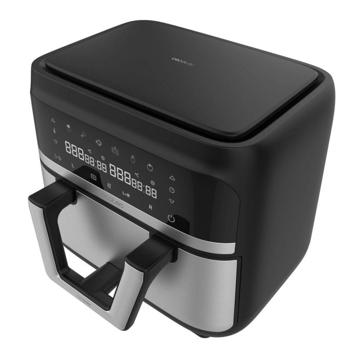 Cecotec Freidora de Aire Dual 9000 9L 2850W Negra con Tecnología PerfectCook 12 Cecotec Freidora de Aire Dual 9000 9L 2850W Negra con Tecnología PerfectCook 12