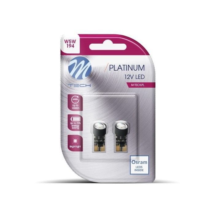 Blister 2X Led L803 W - W5 W Canbus 1Xhp Blanco MTECLB803W Blister 2X Led L803 W - W5 W Canbus 1Xhp Blanco MTECLB803W