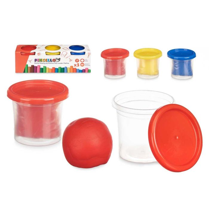 Set 3 Plastilinas 100 Gramos Pincello 22X7CM (12 Unidades) Set 3 Plastilinas 100 Gramos Pincello 22X7CM (12 Unidades)