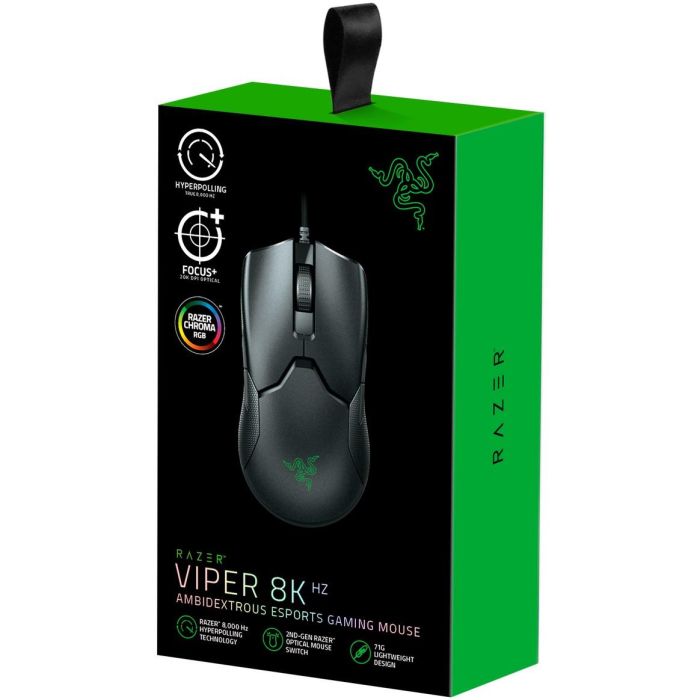 Razer Viper 8KHz Ratón Óptico USB Tipo A 20000 DPI Negro para Diestros 6 Razer Viper 8KHz Ratón Óptico USB Tipo A 20000 DPI Negro para Diestros 6