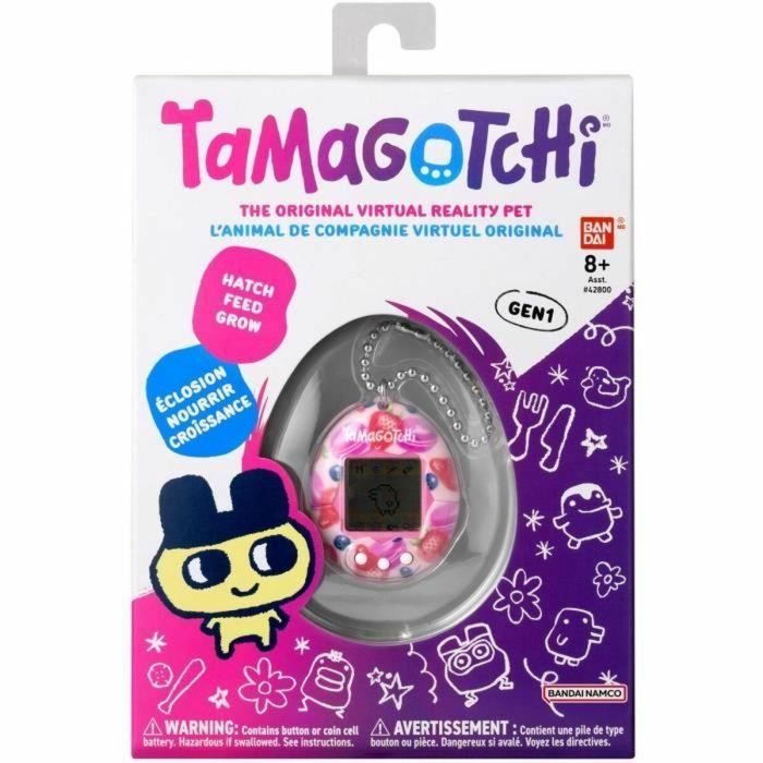 Tamagotchi - BANDAI - Original Tamagotchi - Berry Delicious - mascota electrónica virtual con pantalla a color, 3 botones y juegos 1