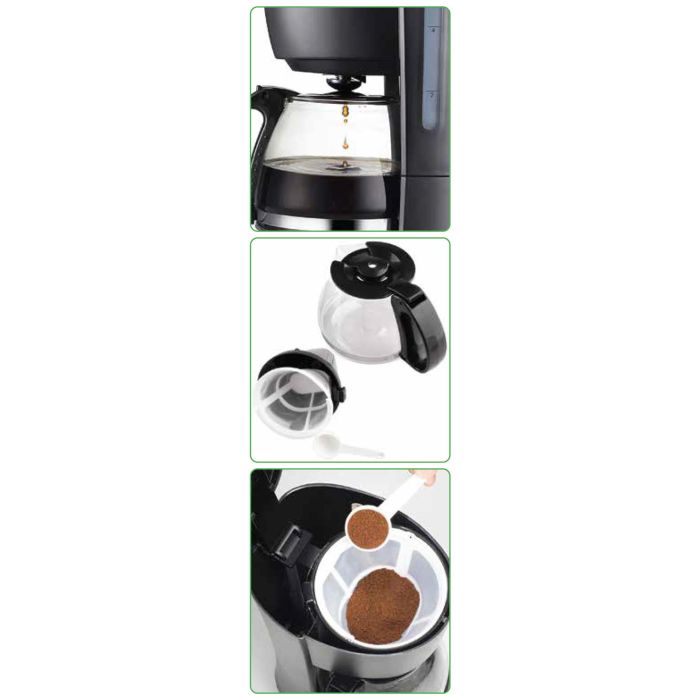 Kiwi Cafetera Americana 0.65L 650W - 14 x 26 x 20.5 cm 3