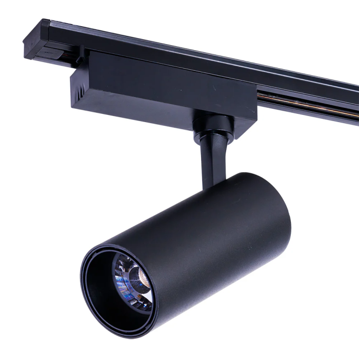Lumiastra LUM-ATB095030-B-WW Foco de Carril LED Monofásico 30W 2820Lm CRI85 Blanco Cálido 2700ºK Aluminio Negro 40.000H IP25