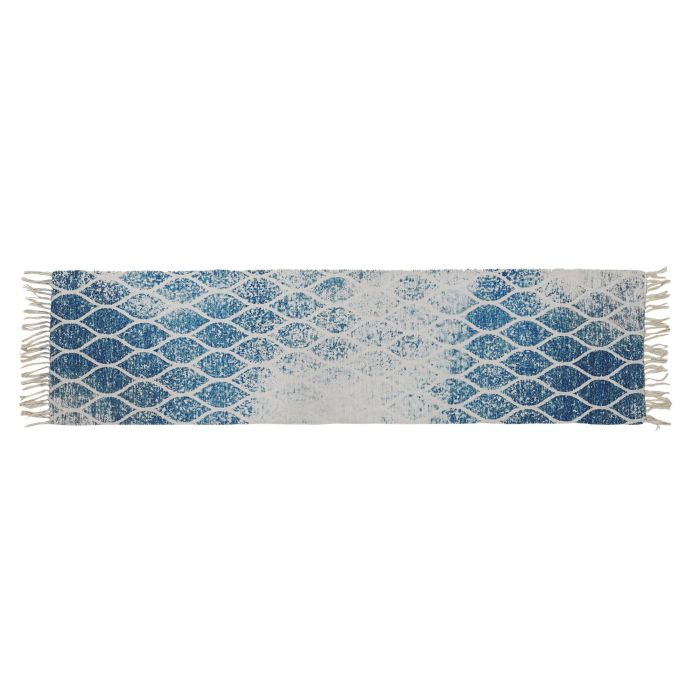 Alfombra Arabe DKD Home Decor Azul 240 x 1 x 60 cm Alfombra Arabe DKD Home Decor Azul 240 x 1 x 60 cm