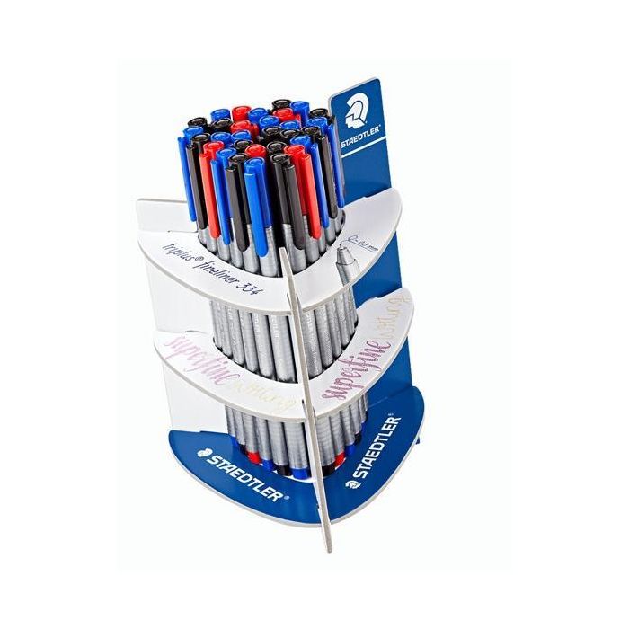 Staedtler Rotulador Triplus Fineliner 334 Expositor Sobremesa -30U-