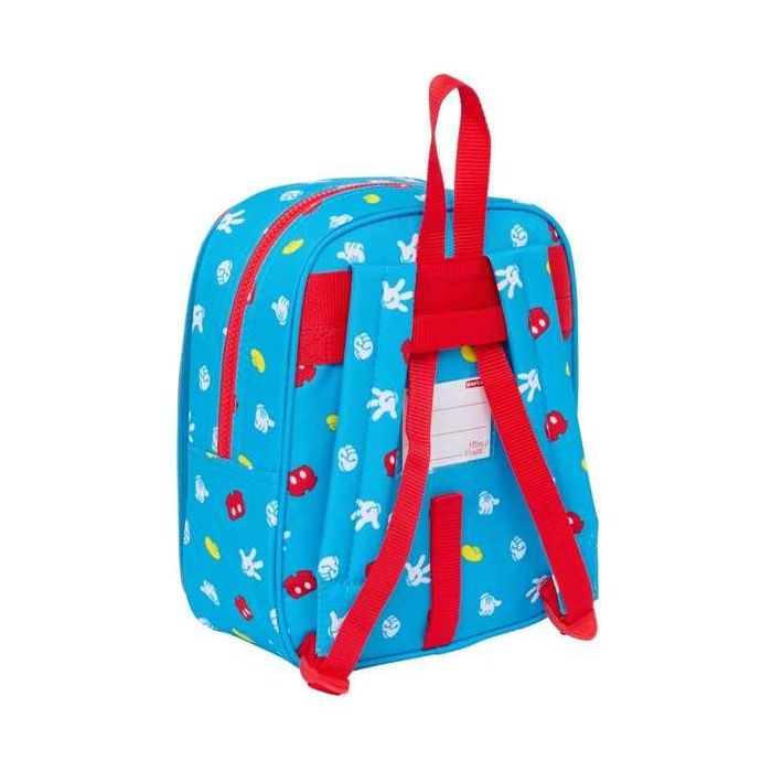 Mochila Infantil Mickey Mouse Clubhouse Fantastic Azul Rojo 22 x 27 x 10 cm 1