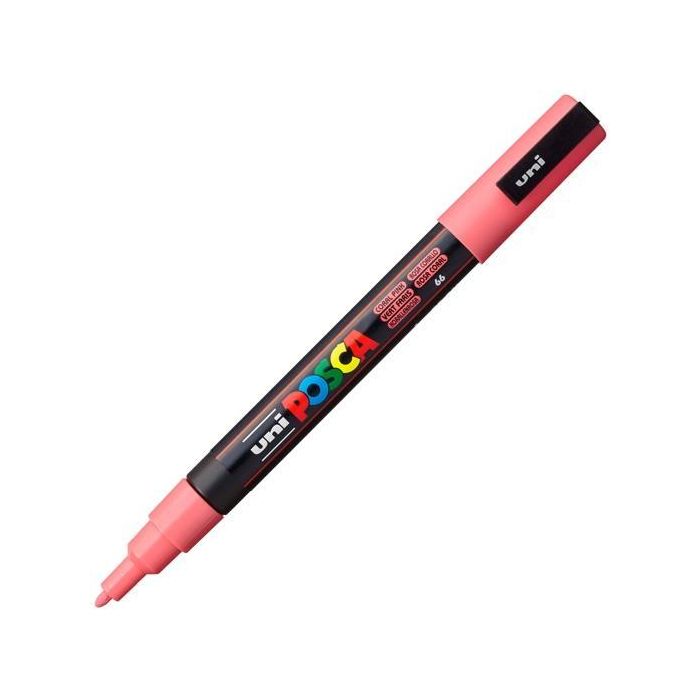 Posca Marcador Pc-3M Punta Cónica 0,9 - 1,3 mm Rosa Coral Posca Marcador Pc-3M Punta Cónica 0,9 - 1,3 mm Rosa Coral