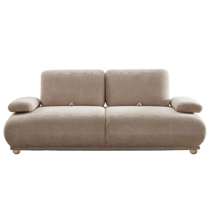 DKD Home Decor Sofá Urban Crudo 220x111x85 cm Poliéster con Respaldo y Brazos Abatibles Patas Madera 1 DKD Home Decor Sofá Urban Crudo 220x111x85 cm Poliéster con Respaldo y Brazos Abatibles Patas Madera 1