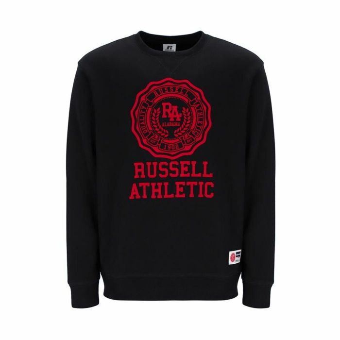 Sudadera sin Capucha Hombre Russell Athletic Ath Rose Negro S 0 Sudadera sin Capucha Hombre Russell Athletic Ath Rose Negro S 0