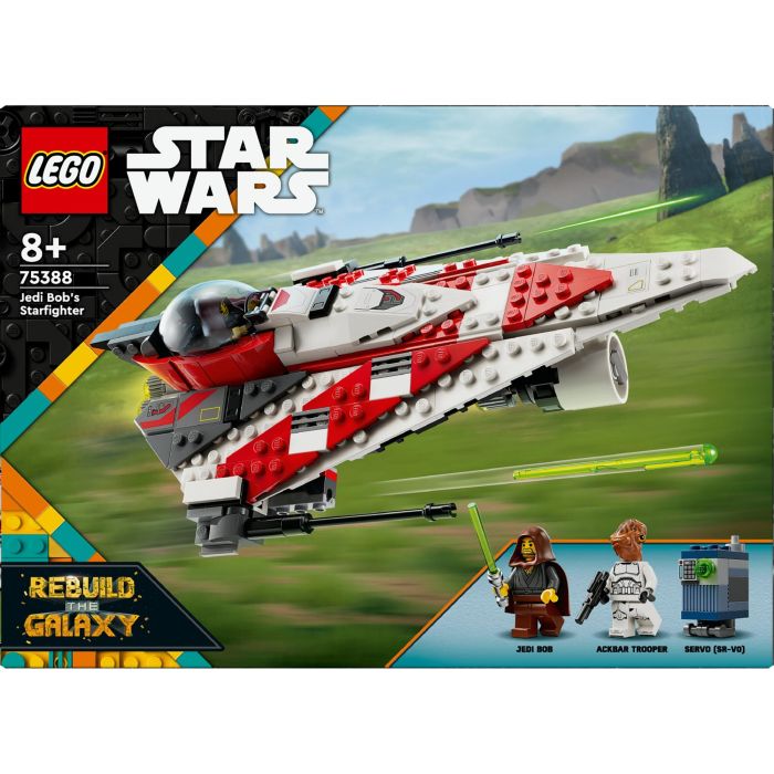 LEGO 75388 Star Wars Caza Estelar de Jedi Bob, incluye 2 Minifiguras, Droide Servo, Juguete de Construcción para Niños +8 años 11 LEGO 75388 Star Wars Caza Estelar de Jedi Bob, incluye 2 Minifiguras, Droide Servo, Juguete de Construcción para Niños +8 años 11