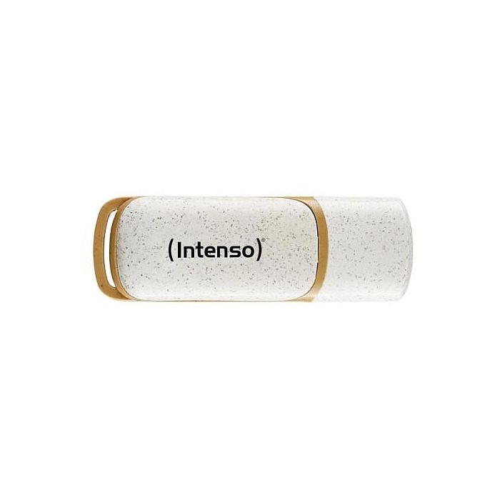 Intenso Green Line USB 3.2 Gen 1 128 GB con Tapa - Beige/Marrón 1