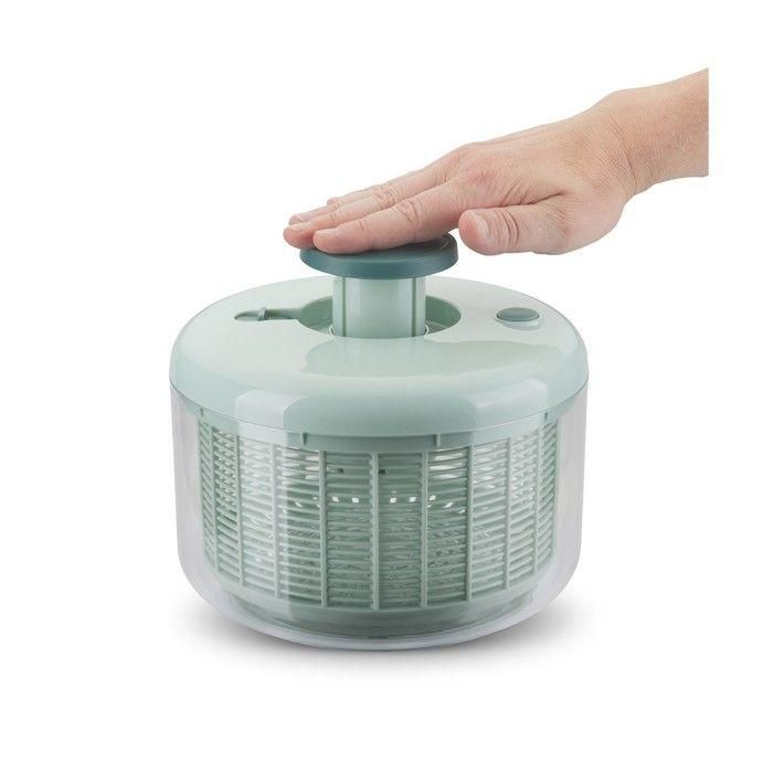 Livoo MEN434 Centrifugadora de ensaladas con empujador 4,2 L - Cesta escurridora, apta lavavajillas 3