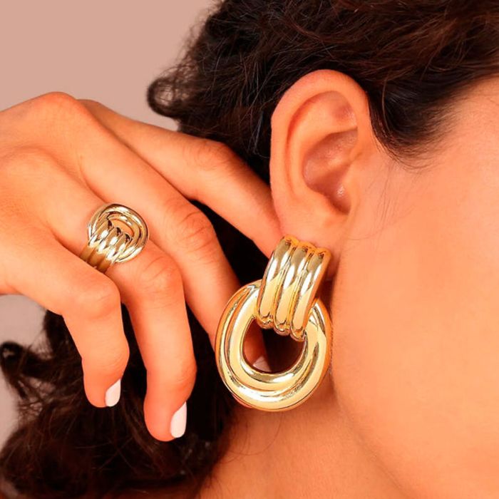 Anillo Mujer Etrusca WSET00805.YG-14 Dorado 14 2