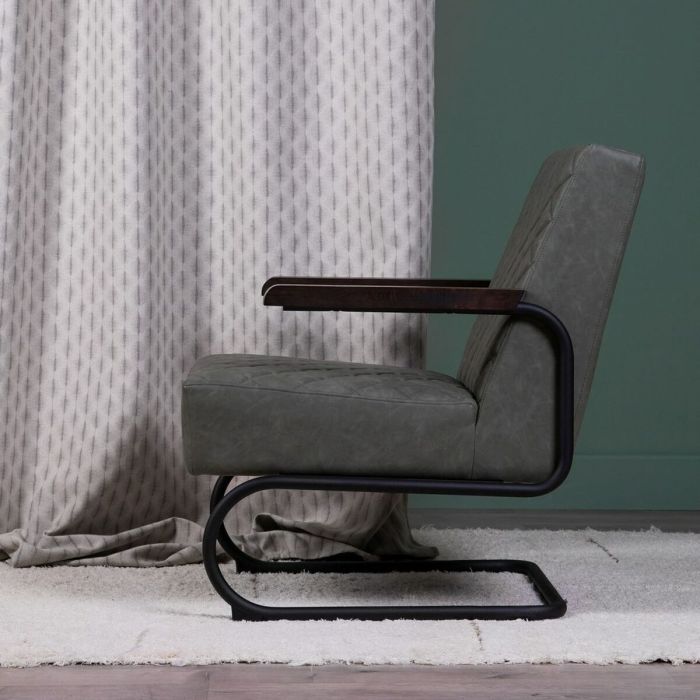 Sillón Negro Verde 61 x 70 x 85 cm 1