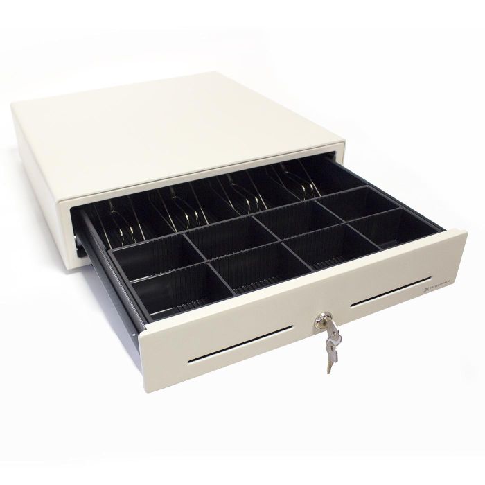 Cajón Portamonedas Manual Blanco 41 X Cajón Portamonedas Manual Blanco 41 X