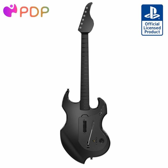PDP 1717630706377 Guitarra inalámbrica Riffmaster para PlayStation 4, PlayStation 5 y PC Negra 9