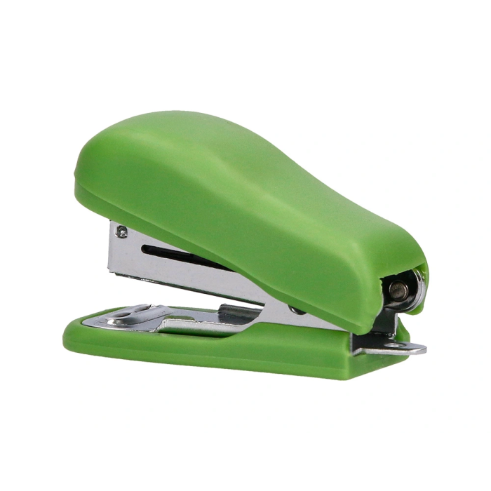 Liderpapel Grapadora Ecouse Mini, Capacidad 12 Hojas, 100% Plástico Reciclado, Incluye 1000 Grapas 26/6 3