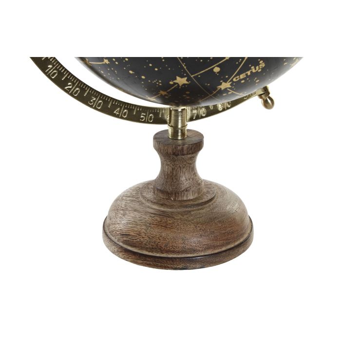 Globo Terraqueo Colonial DKD Home Decor Negro Dorado 20 x 33 x 20 cm (2 Unidades) 2 Globo Terraqueo Colonial DKD Home Decor Negro Dorado 20 x 33 x 20 cm (2 Unidades) 2