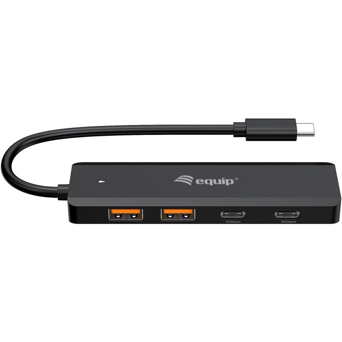Equip USB-Hub 4-Port 3.2/C->2xUSB-C 2xUSB-A 10Gbps o.Netz.sw 2