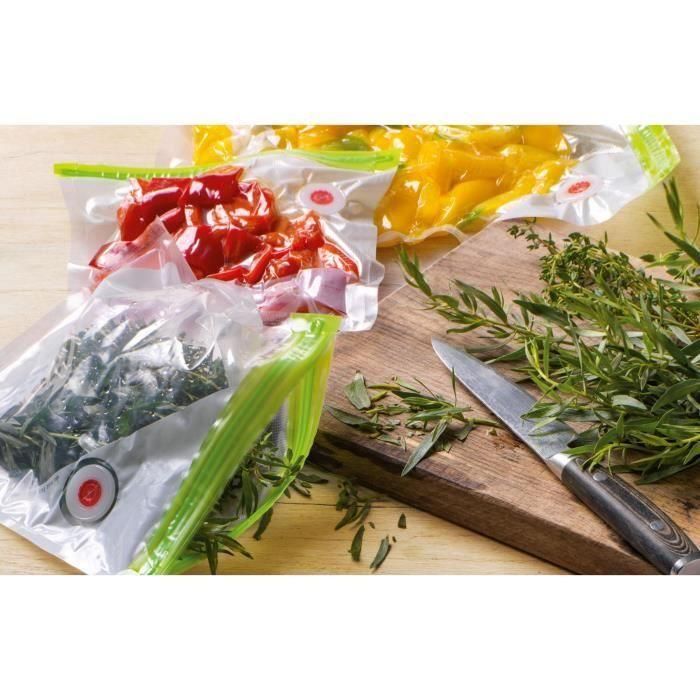BOSCH - 3 x Bolsas para congelador con cremallera al vacío (1,2 l) 2 BOSCH - 3 x Bolsas para congelador con cremallera al vacío (1,2 l) 2