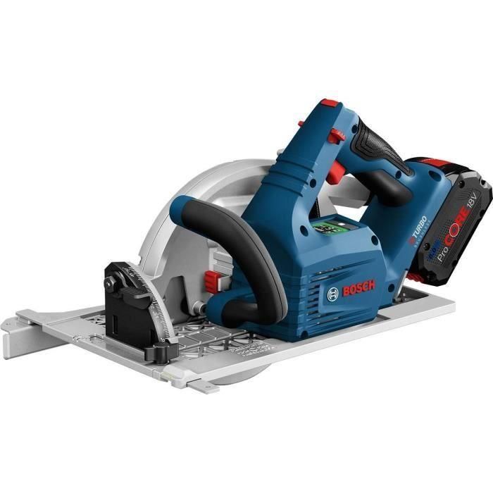 Bosch Professional BOS3165140931854 Sierra Circular Inalámbrica GKS 18V con 2 Baterías ProCORE 18V 5.5Ah y Cargador 2