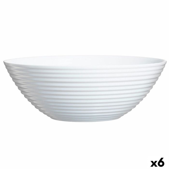 Ensaladera Luminarc Harena Blanco Vidrio (Ø 27,3 cm) (6 Unidades) 0 Ensaladera Luminarc Harena Blanco Vidrio (Ø 27,3 cm) (6 Unidades) 0