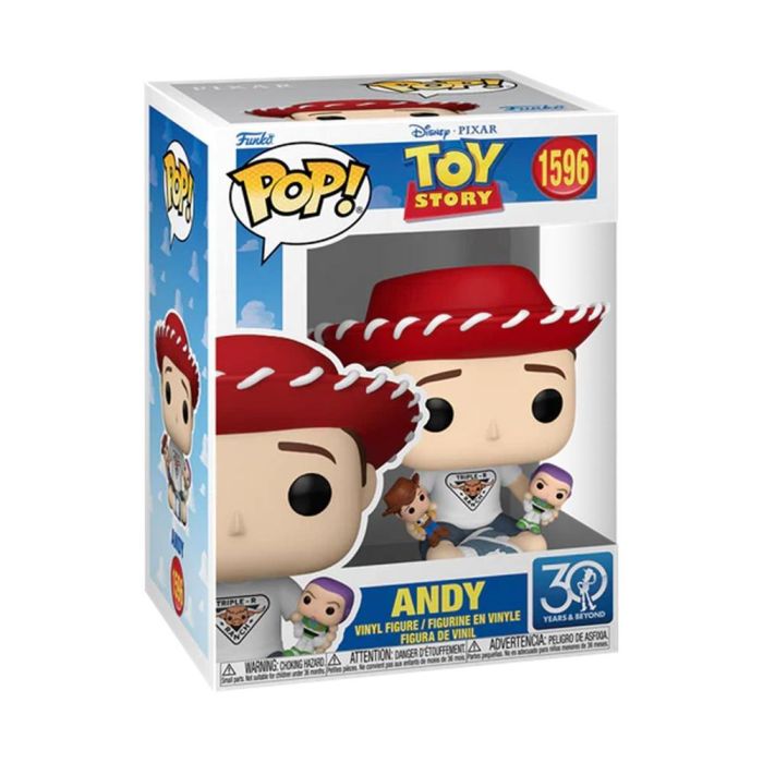 FUNKO Figura POP Disney Pixar Toy Story Andy 9cm Vinilo Caja Regalo 1
