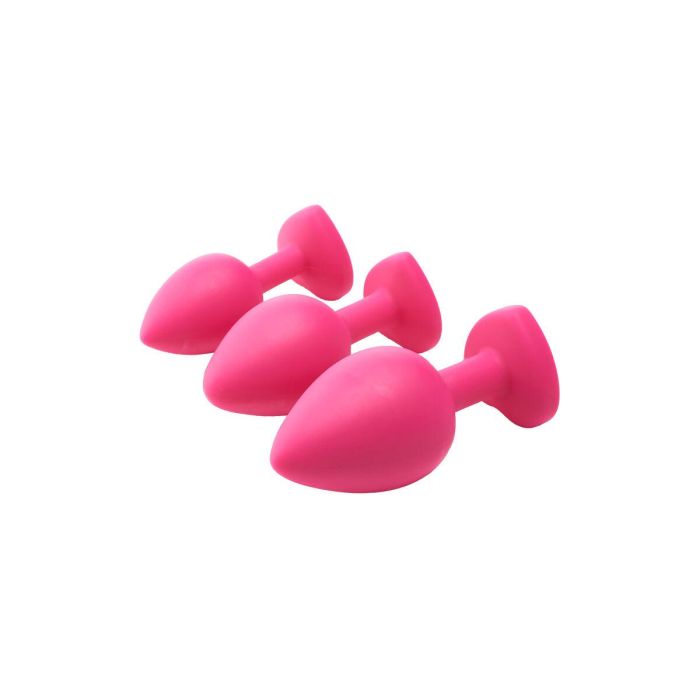 Plug Anal Dream Toys Flirts Rosa 3 Piezas 3