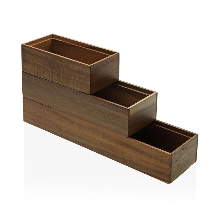 Caja Madera Pequeña Versa 7X5CM (2 Unidades) 1 Caja Madera Pequeña Versa 7X5CM (2 Unidades) 1