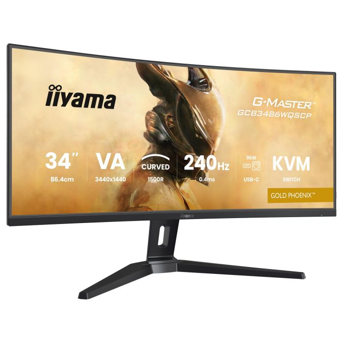 Iiyama Monitor Curvo G-MASTER GOLD PHOENIX 34" 240 Hz Panel VA 0,4 ms