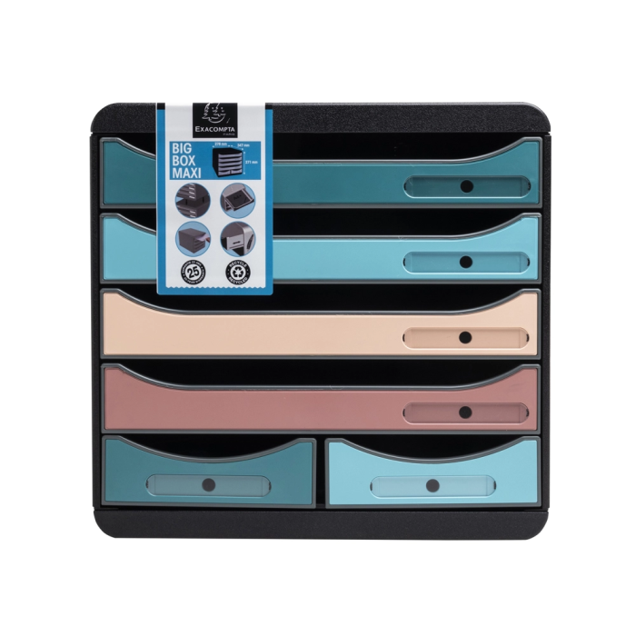 Exacompta Fichero Cajones Sobremesa Skandi DIN A4+ Polipropileno Reciclado 6 Cajones Colores Surtidos 1 Exacompta Fichero Cajones Sobremesa Skandi DIN A4+ Polipropileno Reciclado 6 Cajones Colores Surtidos 1