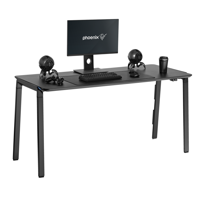 Phoenix Technologies Mesa Escritorio Gaming XL Horizon RGB Gestión de Cables 150cm MDF Phoenix Technologies Mesa Escritorio Gaming XL Horizon RGB Gestión de Cables 150cm MDF