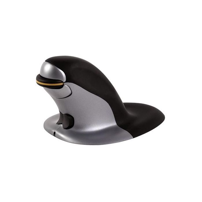 Fellowes Ratón Vertical Penguin Grande Inalámbrico