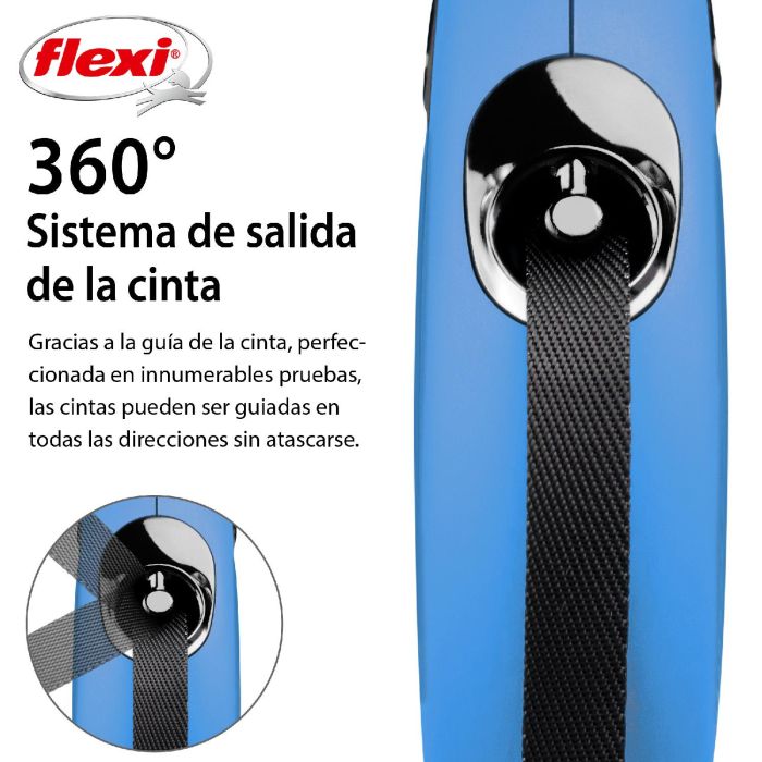 Correa Flexi New Classic M Cinta 5M Azul