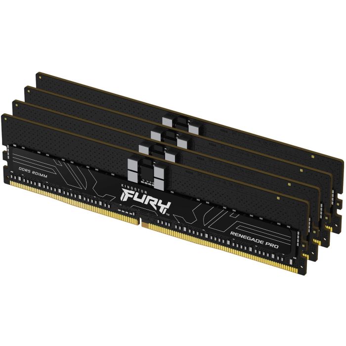 Kingston KF556R28RBEK4-64 FURY Renegade Pro módulo de memoria DDR5 64 GB (4 x 16 GB) 5600 MHz ECC, compatible con Intel XMP 3.0 y AMD EXPO 0 Kingston KF556R28RBEK4-64 FURY Renegade Pro módulo de memoria DDR5 64 GB (4 x 16 GB) 5600 MHz ECC, compatible con Intel XMP 3.0 y AMD EXPO 0
