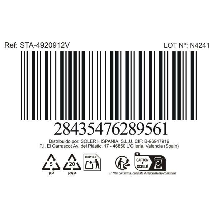 Inde #-36 Mug Jumbo Mondoñedo Verde, 380 cc, 8.9 x 11 cm (12 Unidades)