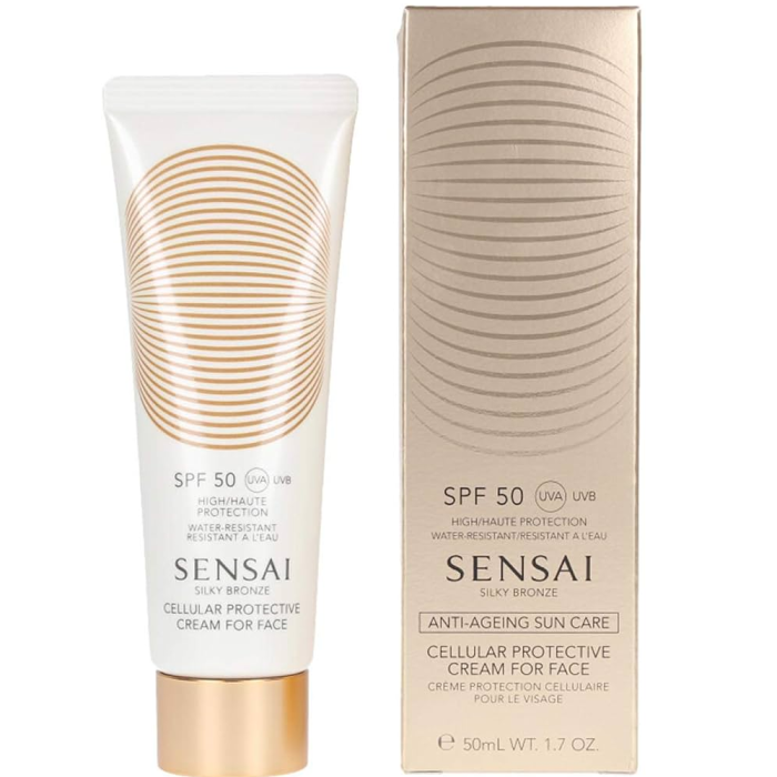 Sensai Silky bronze crema facial SPF50+ 50 ml