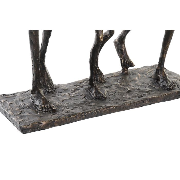 DKD Home Decor Figura Moderno Resina Cobrizo 12x32.5x26cm Set 2 Unidades 2 DKD Home Decor Figura Moderno Resina Cobrizo 12x32.5x26cm Set 2 Unidades 2