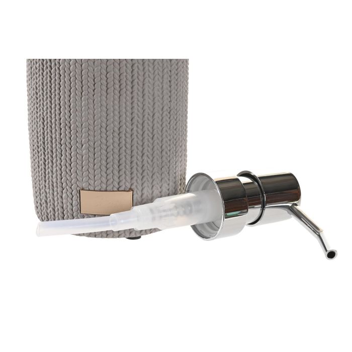 DKD Home Decor Dosificador Gris Cemento y PP 9.5 x 15.5 x 8 cm 1