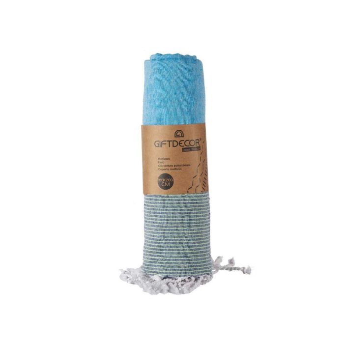 Foulard Multiusos Rayas Azul (160 x 200 cm) 2 Foulard Multiusos Rayas Azul (160 x 200 cm) 2