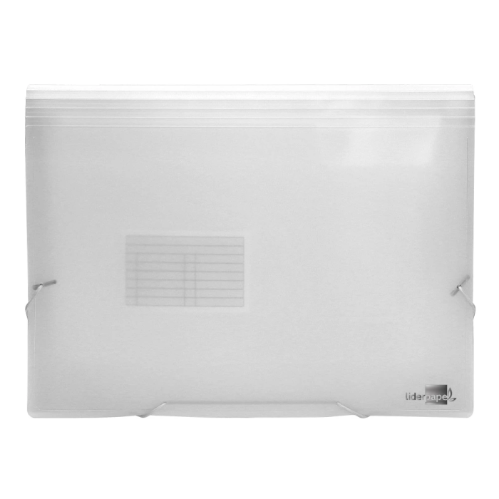 Liderpapel 32114 Carpeta Clasificadora Fuelle Polipropileno DIN A4 Incolora 13 Departamentos 1 Liderpapel 32114 Carpeta Clasificadora Fuelle Polipropileno DIN A4 Incolora 13 Departamentos 1